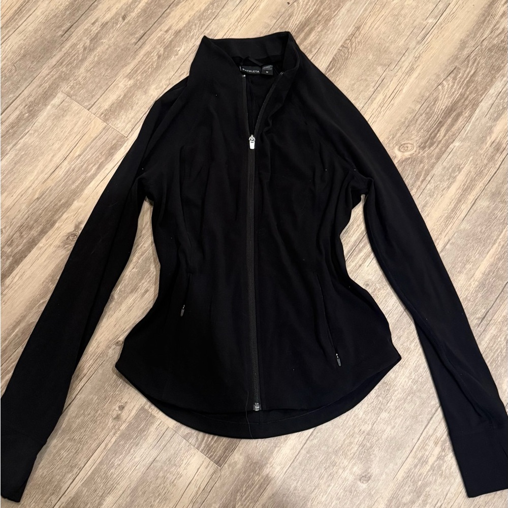 Athleta Black Women's Zip-Up Performance Jacket